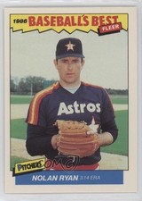 1986 Fleer Baseball's Best Sluggers vs Pitchers Nolan Ryan #30 HOF 12qo