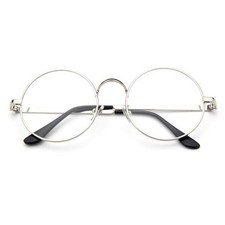 NEUE Runde Mode-Brille mit Metallrahmen und klaren Gläsern -1.0 bis -4.0