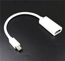 Mini DisplayPort to HDMI Adapter Cable White 6.3 inch