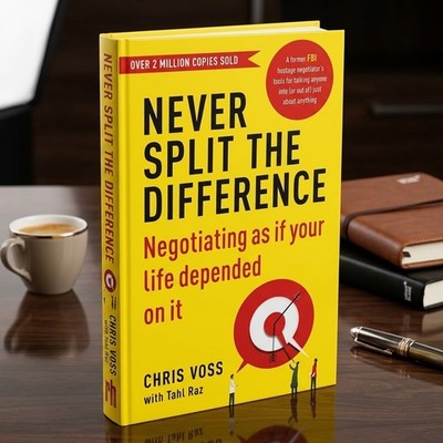 Never Split The Difference By Chris Voss Books