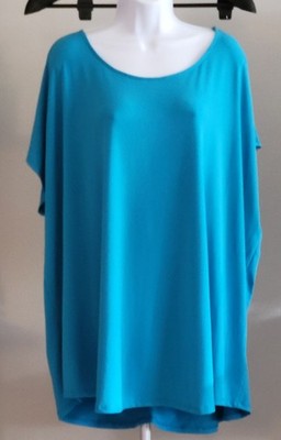 SUSAN GRAVER Size 4X  MODERN ESSENTIALS Liquid Knit Cap Sleeve  Top