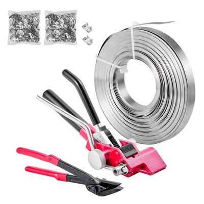 Uimoso Steel Strapping Kit w/ 3/4'' 200 ft Straps and 200 Metal Seals