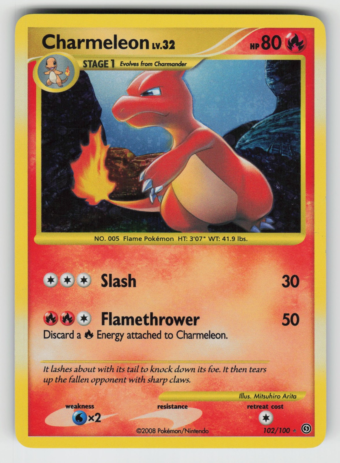 Pokemon TCG Charmeleon #102/100 Stormfront