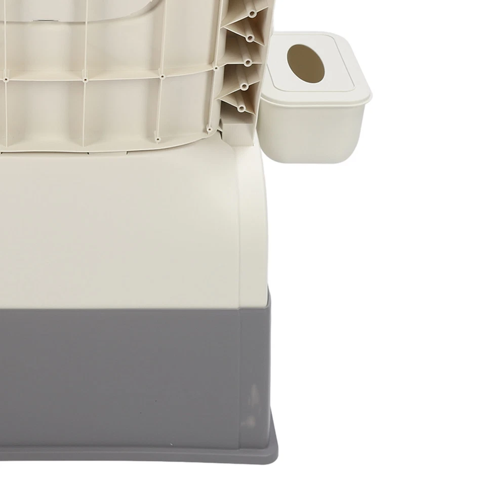 Bedside Commode Toilet With Detachable Armrests Portable Moible Odorless Sof ZZ1 - Image 3 of 4