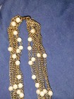 vintage religious pendant necklace With a miraculous medal and assorted beads — photo 3