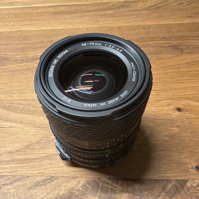 Sigma UC Zoomobjektiv 28-70mm f/3.5-4.5 Multi-Coated Canon FD Sammlungsauflösung