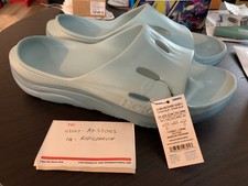 Hoka Mens ORA Recovery 3 Slip On Comfort Slides Sandals Cloud Blue 14 FL1122L