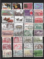 DANEMARK.  Lot timbres.