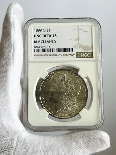 1899-O MORGAN SILVER DOLLAR NGC UNC DETAILS $1 COIN