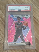 2019 Panini Mosaic Fast Break Pink Ja Morant # 1/20 PSA 10 Pop 6