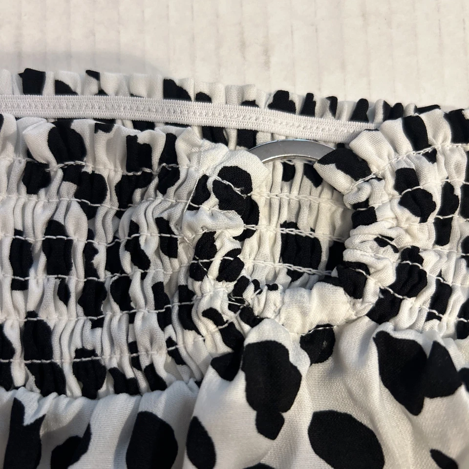 BLUSA CON HOMBROS DESCUBIERTOS con estampado animal para mujer talla XL nueva Foto 3 de 4