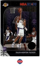 2019-20 Hoops Premium Stock #248 Talen Horton-Tucker Rookie Card. rookie card picture