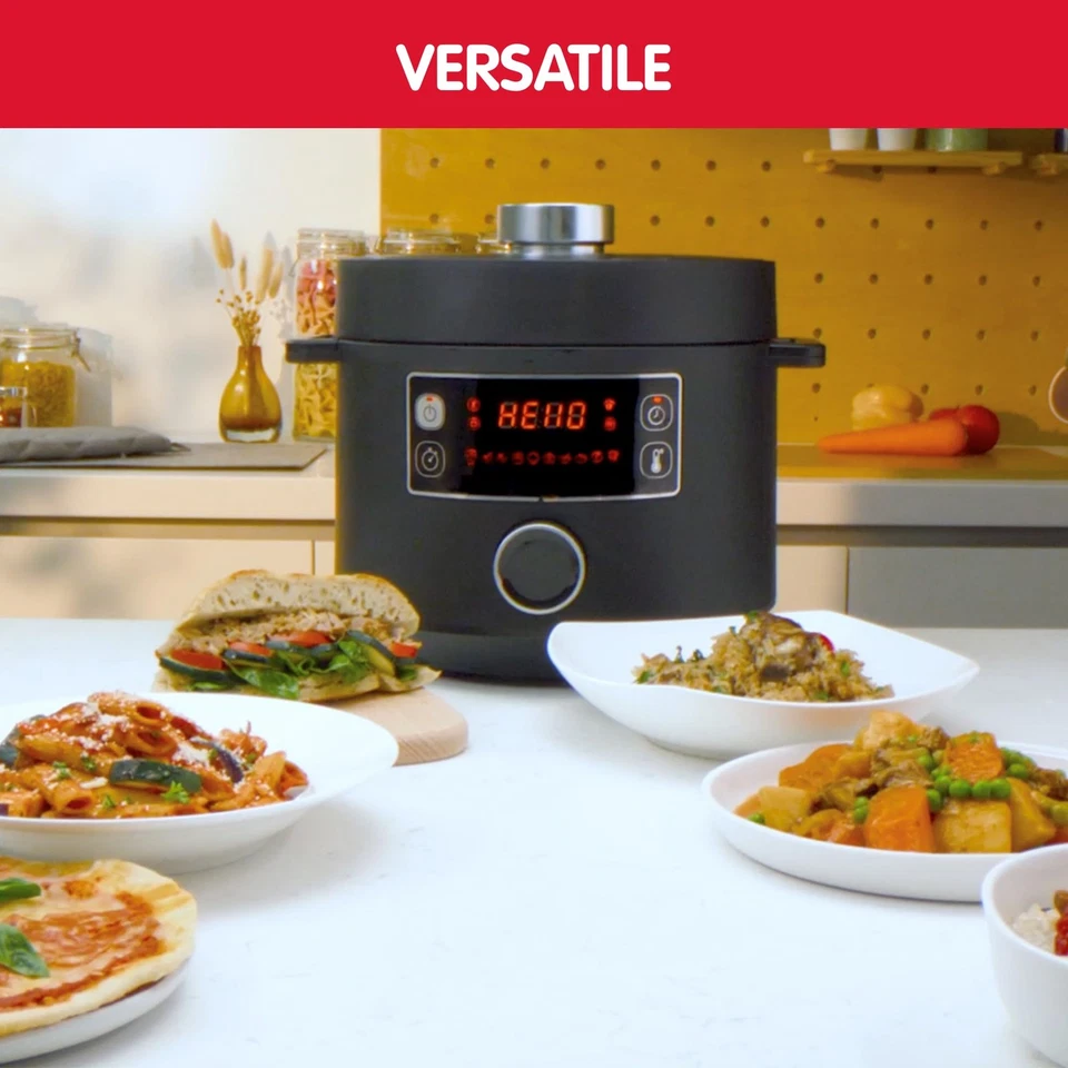 Moulinex CE7548 Turbo Cuisine Multicooker Veloce 5 Litri Pentola a Pressione - Immagine 4 di 4