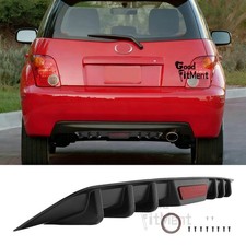 For Scion Xa 2004 2005 2006 Car Rear Bumper Lip Diffuser Spoiler Splitter 6 Fins For Scion Xa 2004 2005 2006 Car Rear Bumper Lip Diffuser Spoiler Splitter 6 Fins