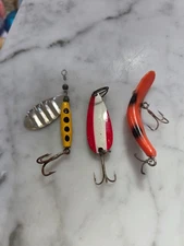 Trout Spinners Vintage Lot Lures & Unmarked Spinners