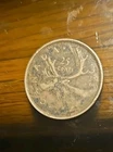 1953 Canadian Silver quarter - Canada - 80% silver 25 Cents