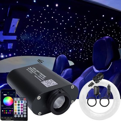 Azimom Car Use Bluetooth 16W Upgraded Fiber Optic Light Star Ceiling Lighting