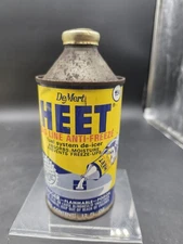 Vintage NOS Demert Heet Gas Line Antifreeze Cone Top 12oz De-icer Early Can
