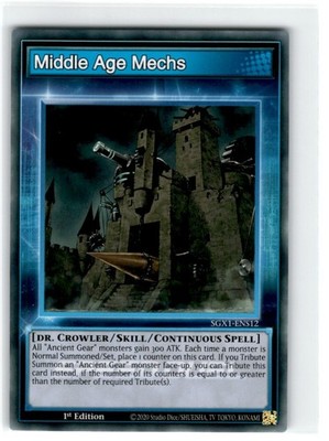 Yu-Gi-Oh! Speed Duel Middle Age Mechs 1st Edition SGX1-ENS12 Lightly Played