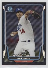 2014 Bowman Chrome Carbon Fiber Refractor 7/10 Dan Haren #181 s7f