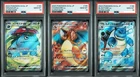 PSA 10 Charizard Venusaur Blastoise ex SR Set Pokemon Card 151 Japanese Gem Mint