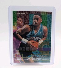 1995-96 Fleer #19 Alonzo Mourning Charlotte Hornets Basketball Card