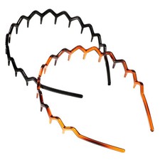 2 Pcs Headband Plastic Decorative Headbands for Women Hair Fashion