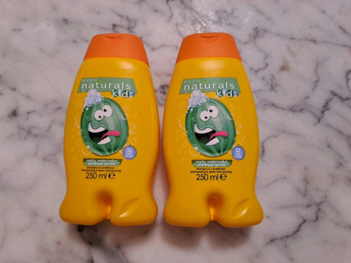2 x Avon Naturals Kids Wacky Watermelon 2-in-1 Shampoo & Conditioner - Picture 1 of 1