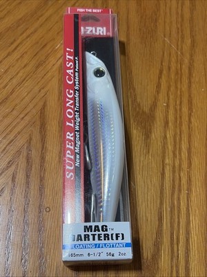 Yo-Zuri Mag Darter 6 1/2  2 Oz Minnow Double White Weight Transfer  R1216-HDW