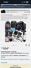 Canon EOS 4000D/Rebel T100 DSLR Kit EF-S 18-55mm 64GB 2 Bat Tripod