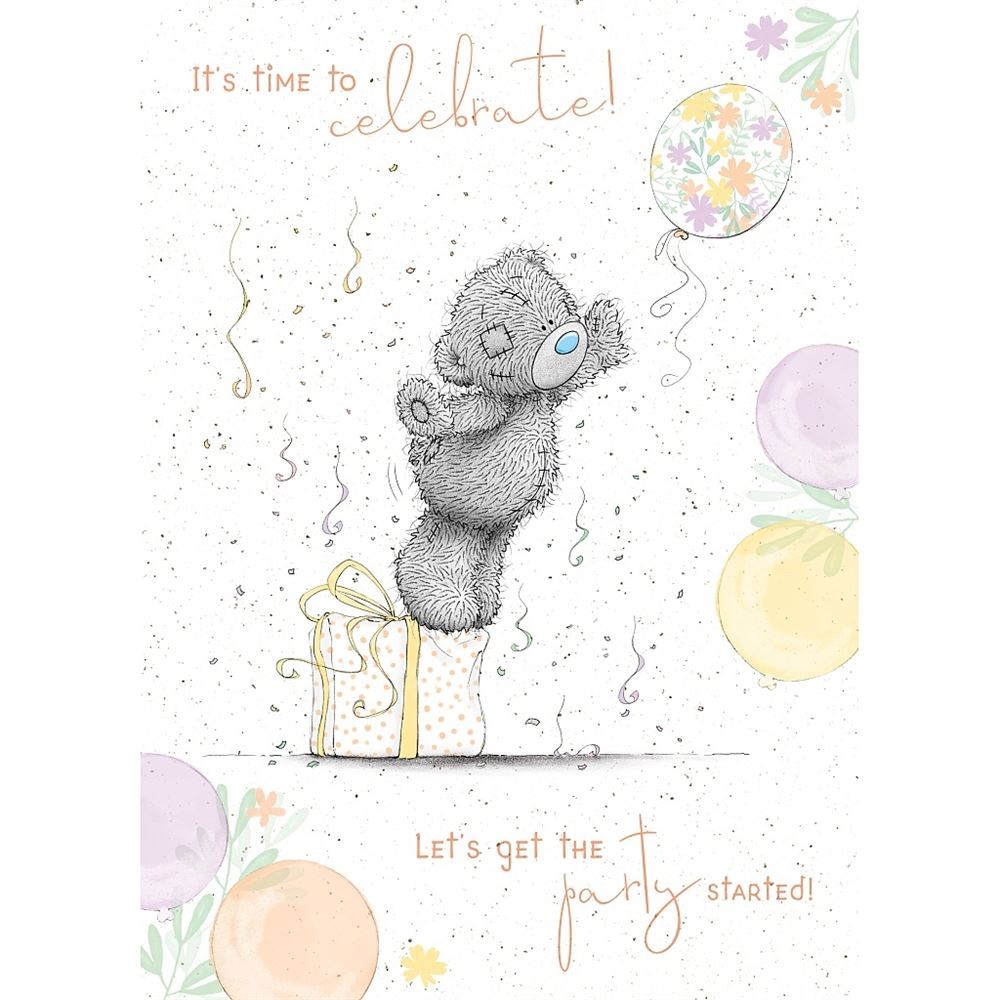 Me To You Tatty Teddy Celebration Birthday Card - Official Collection - Image 3