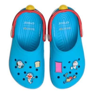 New CROCS KIDS DORAEMON CLASSIC CLOG 211692-90H MULTI C11 - J3 TAKSE