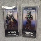 FiGPiN Star Wars Mandalorian Boba Fett Grogu Art Toy Pins 734 736 Standard Set