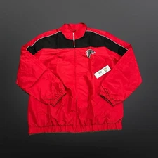 Atlanta Falcons Jacket NFL Full Zip Coat NFL Apparel Red Black Men's XL