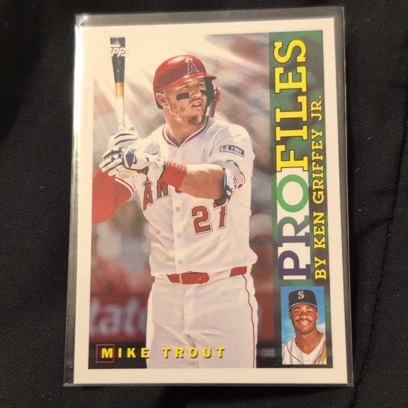 Topps 2026 Series 1 ProFiles Insert Mike Trout Los Angeles Angels #TP-2