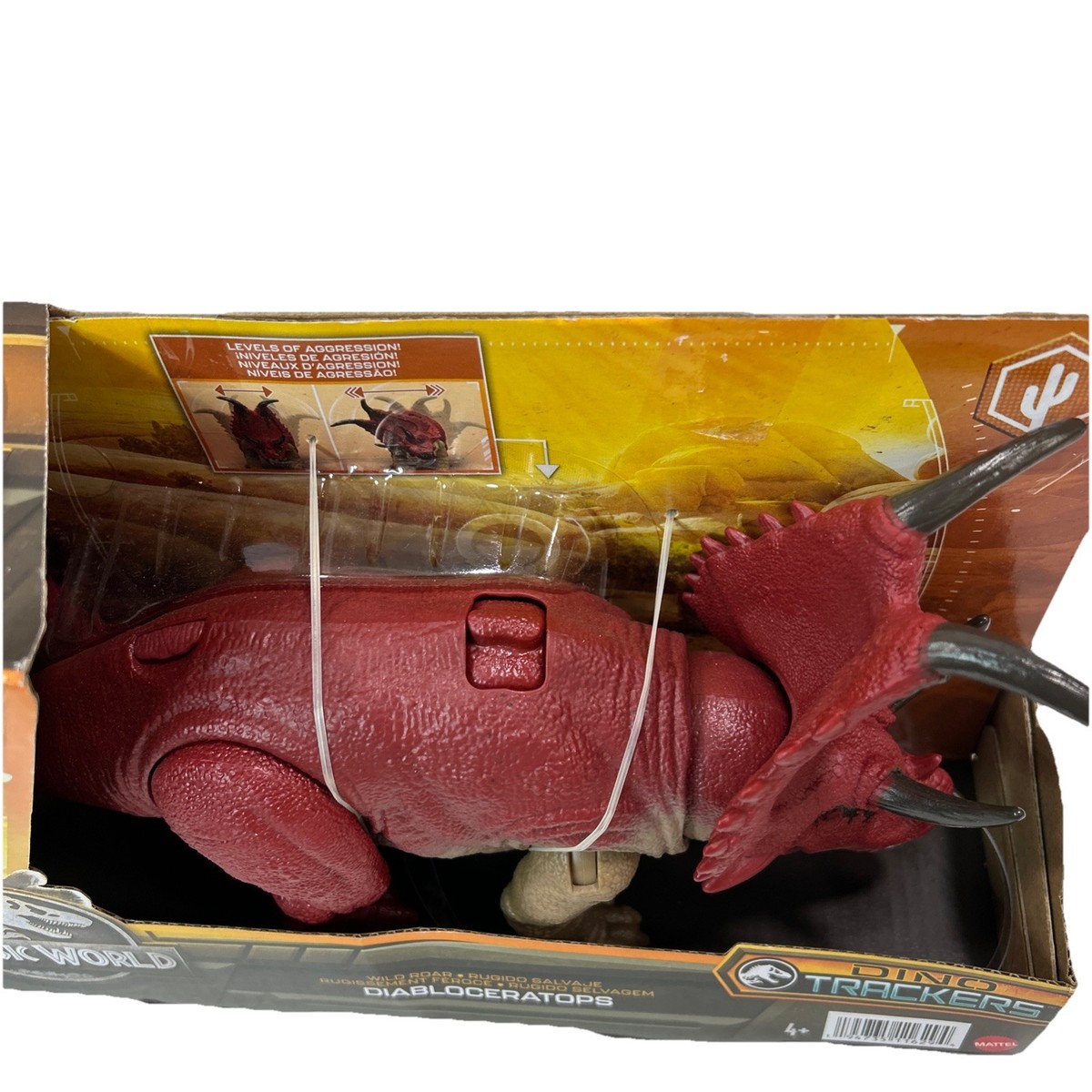 Jurassic World Diabloceratops Dino Trackers Wild Roar Figure