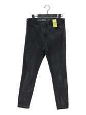 Jack Wills Women's Jeans W 28 in Grey Polyester with Elastane Skinny