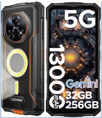 DOOGEE Fire 7 Pro Rugged Smartphone 5G 8GB RAM 256GB 13000mAh 64MP 20MP 16MP
