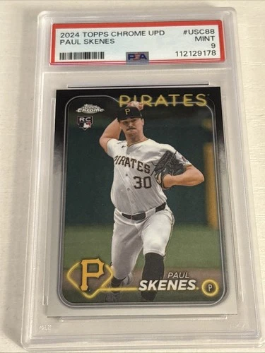 2024 Topps Chrome Update Paul Skenes #USC88 PSA 9 MINT Rookie RC