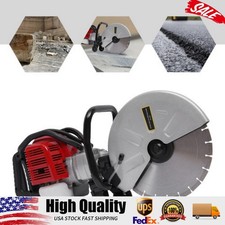 Gas Concrete Cut off Saw 2 Stroke 52 CC Cement Masonry Wet Dry Saw Cutter+Blade