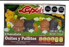 Chocolate Ositos Y Pollitos  Laposse 448g Una Caja