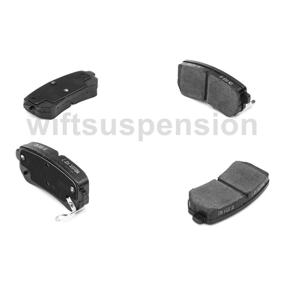 Pinzas de freno traseras pastillas de freno de cerámica para Hyundai Accent 2006 2007 Foto 3 de 4