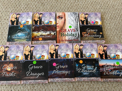 9 PB Books in the Maddie Graves Series by Lily Harper Hart Include 7 thru 15 GUC