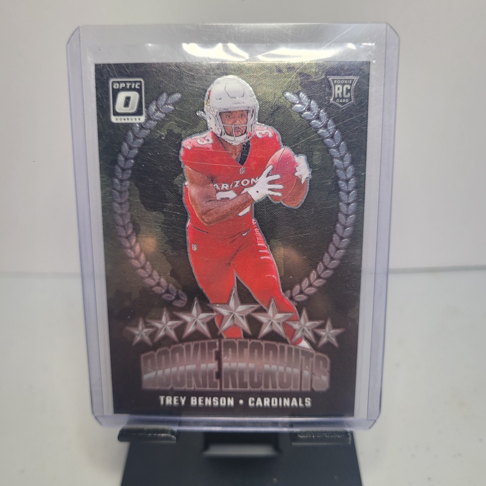 2024 Panini Donruss Optic Trey Benson RC Rookie Recruits #15 Arizona Cardinals