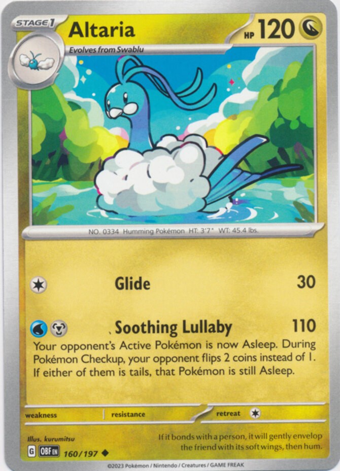 Altaria - 160/197 - Uncommon - Lightly Played
