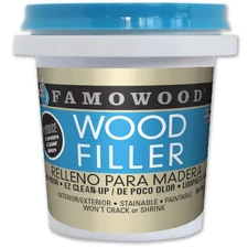Famowood Latex Wood Filler 15 Minute Drying Stainable Paintable Low Odor 1 Pack