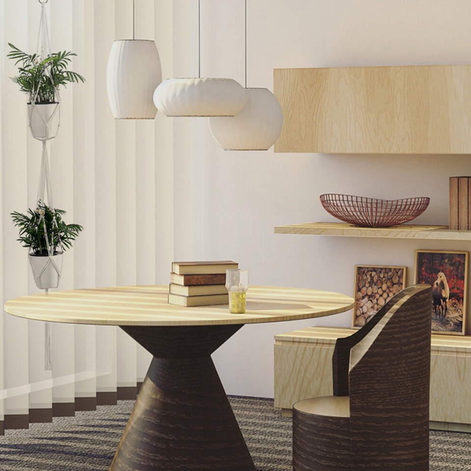 5 Pcs Macrame Hanging Basket Planter Indoor Hanger DIY Flower Pot