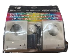 Trine Surface Mount 1-Channel Wireless Chime & Audio Intercom, Weather Resistant