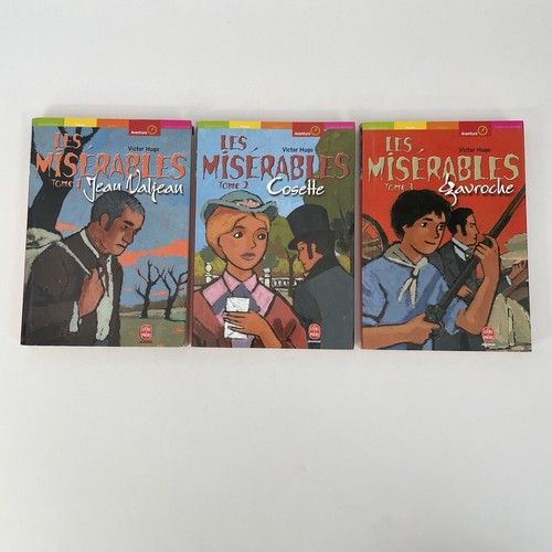 Les misérables Tome 1 2 3 Victor Hugo Livre de poche Jeunesse French Bundle - Bild 2 von 8