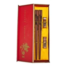 Gift Set of Advanced Wood Chopsticks with Dragon Pictures